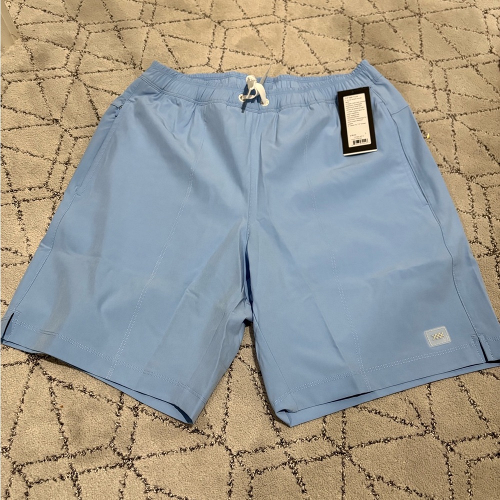 RHONE Men’s Light Blue Swim Hybrids